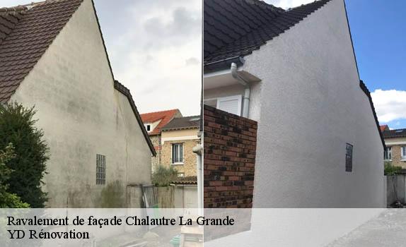 Ravalement de façade  chalautre-la-grande-77171 YD Rénovation