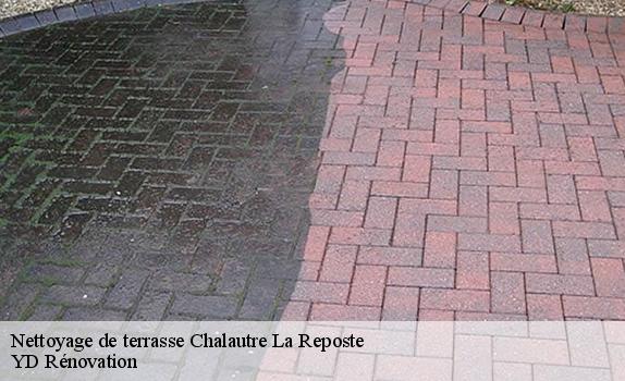 Nettoyage de terrasse  chalautre-la-reposte-77520 YD Rénovation