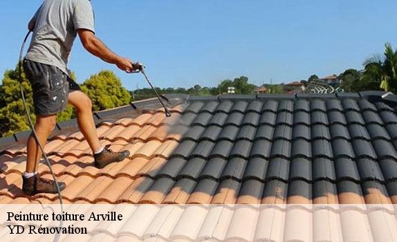 Peinture toiture  arville-77890 YD Rénovation